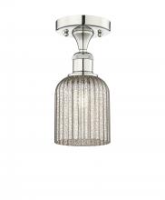 Innovations Lighting 616-1F-PN-G559-5ME - Bridal Veil - 1 Light - 5 inch - Polished Nickel - Semi-Flush Mount