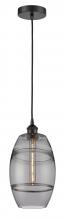 Innovations Lighting 616-1P-BK-G557-8SM - Vaz - 1 Light - 8 inch - Matte Black - Cord hung - Mini Pendant