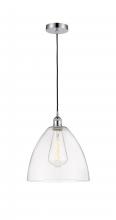 Innovations Lighting 616-1P-PC-GBD-122 - Bristol - 1 Light - 12 inch - Polished Chrome - Cord hung - Mini Pendant