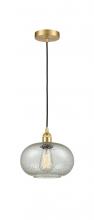 Innovations Lighting 616-1P-SG-G249 - Gorham - 1 Light - 10 inch - Satin Gold - Cord hung - Mini Pendant