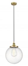 Innovations Lighting 616-1PH-BB-G204-14 - Beacon - 1 Light - 14 inch - Brushed Brass - Mini Pendant