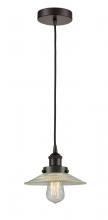  616-1PH-OB-G2 - Halophane - 1 Light - 9 inch - Oil Rubbed Bronze - Cord hung - Mini Pendant