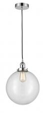 Innovations Lighting 616-1PH-PC-G202-12 - Beacon - 1 Light - 12 inch - Polished Chrome - Cord hung - Mini Pendant