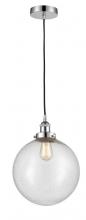 Innovations Lighting 616-1PH-PC-G204-12 - Beacon - 1 Light - 12 inch - Polished Chrome - Cord hung - Mini Pendant