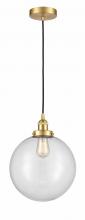 Innovations Lighting 616-1PH-SG-G202-12 - Beacon - 1 Light - 12 inch - Satin Gold - Cord hung - Mini Pendant