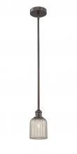 Innovations Lighting 616-1S-OB-G559-5ME - Bridal Veil - 1 Light - 5 inch - Oil Rubbed Bronze - Cord hung - Mini Pendant