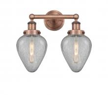 Innovations Lighting 616-2W-AC-G165 - Geneseo - 2 Light - 16 inch - Antique Copper - Bath Vanity Light