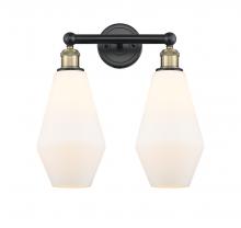 Innovations Lighting 616-2W-BAB-G651-7 - Cindyrella - 2 Light - 16 inch - Black Antique Brass - Bath Vanity Light