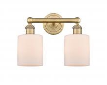 Innovations Lighting 616-2W-BB-G111 - Cobbleskill - 2 Light - 14 inch - Brushed Brass - Bath Vanity Light