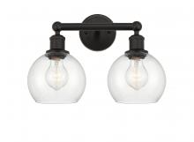 Innovations Lighting 616-2W-OB-G122-6 - Athens - 2 Light - 15 inch - Oil Rubbed Bronze - Bath Vanity Light