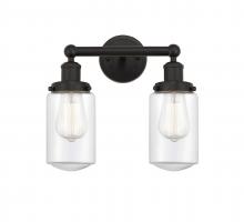 Innovations Lighting 616-2W-OB-G312 - Dover - 2 Light - 14 inch - Oil Rubbed Bronze - Bath Vanity Light