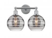 Innovations Lighting 616-2W-PC-G556-8SM - Rochester - 2 Light - 17 inch - Polished Chrome - Bath Vanity Light