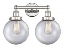 Innovations Lighting 616-2W-PN-G202-8 - Beacon - 2 Light - 17 inch - Polished Nickel - Bath Vanity Light