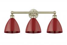 Innovations Lighting 616-3W-AB-MBD-75-RD - Plymouth - 3 Light - 26 inch - Antique Brass - Bath Vanity Light