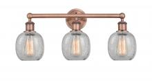 Innovations Lighting 616-3W-AC-G105 - Belfast - 3 Light - 24 inch - Antique Copper - Bath Vanity Light