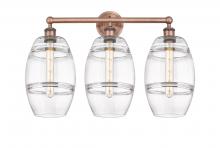 Innovations Lighting 616-3W-AC-G557-8CL - Vaz - 3 Light - 26 inch - Antique Copper - Bath Vanity Light