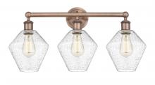 Innovations Lighting 616-3W-AC-G654-8 - Cindyrella - 3 Light - 26 inch - Antique Copper - Bath Vanity Light