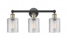 Innovations Lighting 616-3W-BAB-G112 - Cobbleskill - 3 Light - 23 inch - Black Antique Brass - Bath Vanity Light