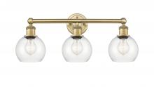 Innovations Lighting 616-3W-BB-G122-6 - Athens - 3 Light - 24 inch - Brushed Brass - Bath Vanity Light