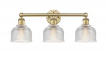 Innovations Lighting 616-3W-BB-G412 - Dayton - 3 Light - 24 inch - Brushed Brass - Bath Vanity Light