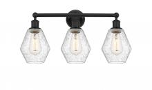 Innovations Lighting 616-3W-BK-G654-6 - Cindyrella - 3 Light - 24 inch - Matte Black - Bath Vanity Light