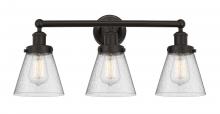 Innovations Lighting 616-3W-OB-G64 - Cone - 3 Light - 24 inch - Oil Rubbed Bronze - Bath Vanity Light