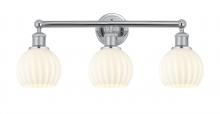 Innovations Lighting 616-3W-PC-G1217-6WV - White Venetian - 3 Light - 24 inch - Polished Chrome - Bath Vanity Light