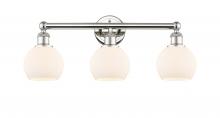 Innovations Lighting 616-3W-PN-G121-6 - Athens - 3 Light - 24 inch - Polished Nickel - Bath Vanity Light