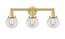 Innovations Lighting 616-3W-SG-G202-6 - Beacon - 3 Light - 24 inch - Satin Gold - Bath Vanity Light