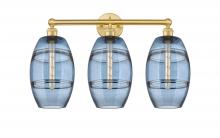 Innovations Lighting 616-3W-SG-G557-8BL - Vaz - 3 Light - 26 inch - Satin Gold - Bath Vanity Light