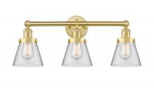 Innovations Lighting 616-3W-SG-G62 - Cone - 3 Light - 24 inch - Satin Gold - Bath Vanity Light