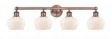 Innovations Lighting 616-4W-AC-G91 - Fenton - 4 Light - 34 inch - Antique Copper - Bath Vanity Light