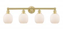 Innovations Lighting 616-4W-SG-G101 - Belfast - 4 Light - 33 inch - Satin Gold - Bath Vanity Light