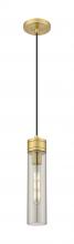 Innovations Lighting 617-1P-BB-G617-11SM - Boreas - 1 Light - 3 inch - Brushed Brass - Cord Hung - Mini Pendant