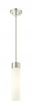 Innovations Lighting 617-1S-PN-G617-11WH - Boreas - 1 Light - 3 inch - Polished Nickel - Stem Hung - Mini Pendant