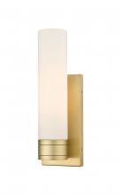 Innovations Lighting 617-1W-BB-G617-11WH - Boreas - 1 Light - 5 inch - Brushed Brass - Sconce