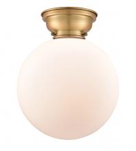 Innovations Lighting 623-1F-BB-G201-12 - Beacon - 1 Light - 12 inch - Brushed Brass - Flush Mount