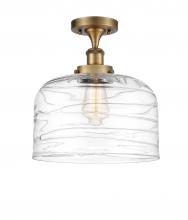 Innovations Lighting 916-1C-BB-G713-L - Bell - 1 Light - 12 inch - Brushed Brass - Semi-Flush Mount