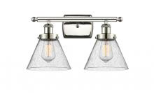 Innovations Lighting 916-2W-PN-G44 - Cone - 2 Light - 18 inch - Polished Nickel - Bath Vanity Light