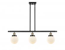 Innovations Lighting 916-3I-BAB-G201-6 - Beacon - 3 Light - 36 inch - Black Antique Brass - Stem Hung - Island Light