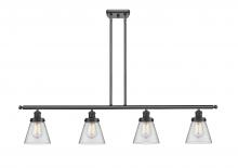 Innovations Lighting 916-4I-BK-G62-LED - Cone - 4 Light - 48 inch - Matte Black - Stem Hung - Island Light