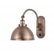 Innovations Lighting 918-1W-AC-MFD-10-AC - Ballston Urban - 1 Light - 10 inch - Antique Copper - Sconce