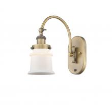 Innovations Lighting 918-1W-BB-G181S - Canton - 1 Light - 7 inch - Brushed Brass - Sconce