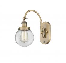 Innovations Lighting 918-1W-BB-G202-6 - Beacon - 1 Light - 6 inch - Brushed Brass - Sconce