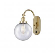 Innovations Lighting 918-1W-SG-G204-8 - Beacon - 1 Light - 8 inch - Satin Gold - Sconce