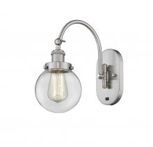 Innovations Lighting 918-1W-SN-G202-6 - Beacon - 1 Light - 6 inch - Brushed Satin Nickel - Sconce