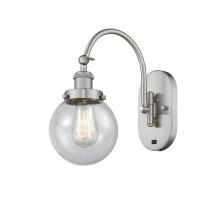 Innovations Lighting 918-1W-SN-G204-6 - Beacon - 1 Light - 6 inch - Brushed Satin Nickel - Sconce