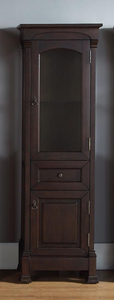 Brookfield - Brookfield Linen Cabinet, Burnished Mahogany