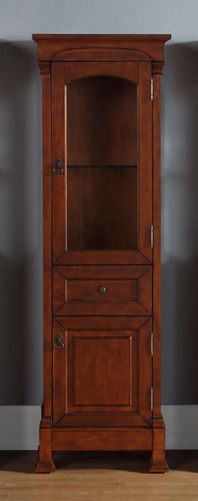 Brookfield - Brookfield Linen Cabinet, Warm Cherry