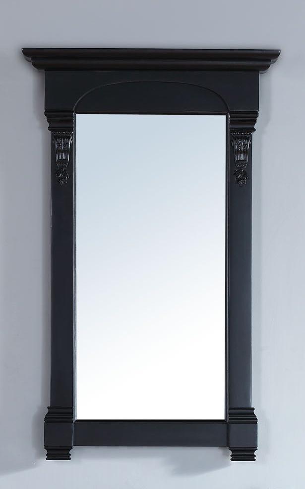 Brookfield - 26" Brookfield Mirror, Antique Black